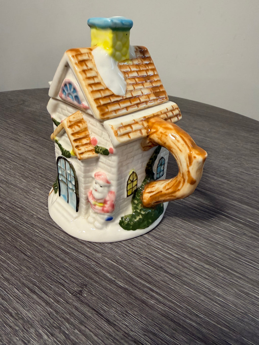 Christmas house teapot