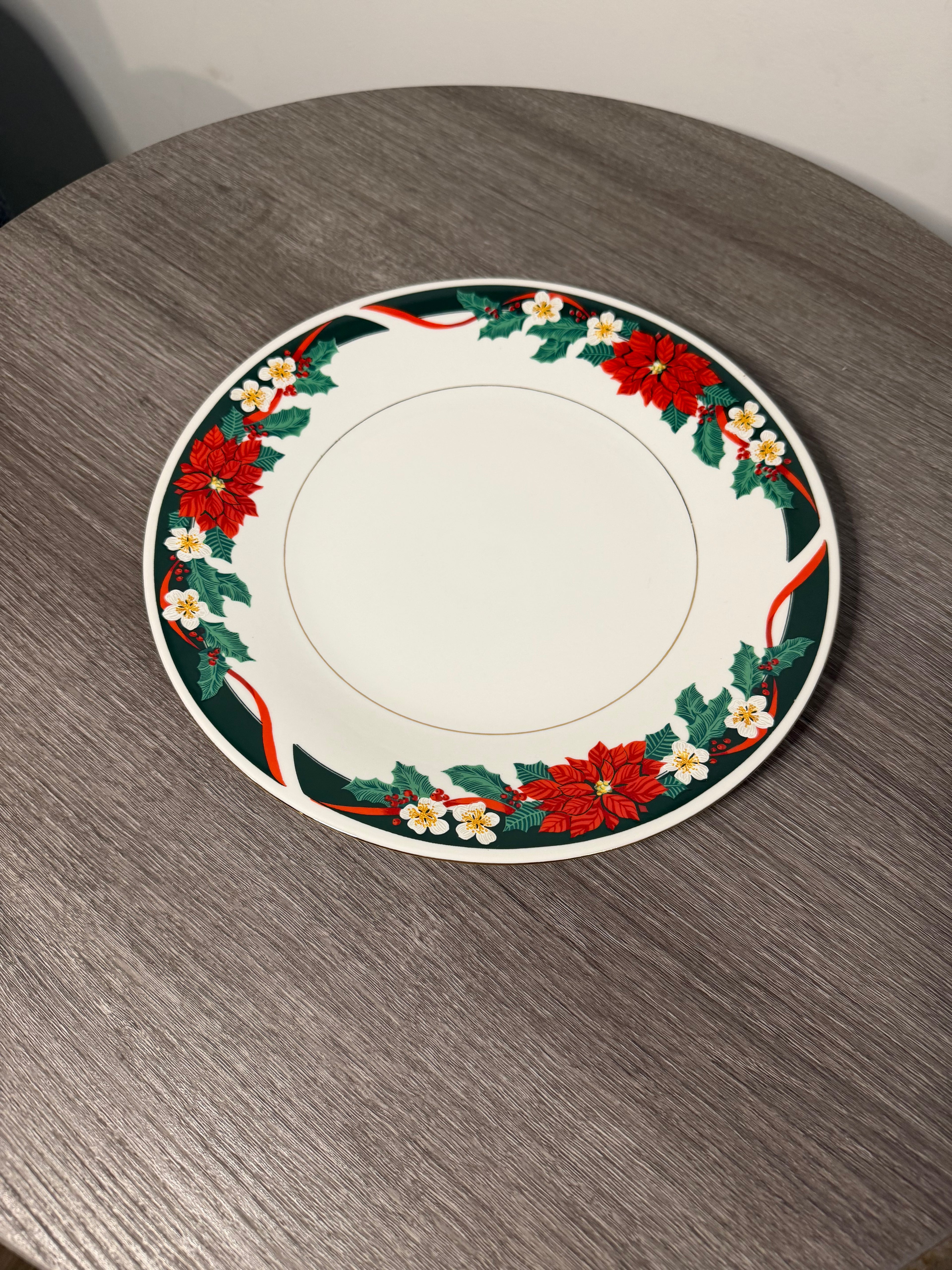 Tienshan Deck the Halls 16 Pc Fine China Set Vintage 1994 Dinnerware