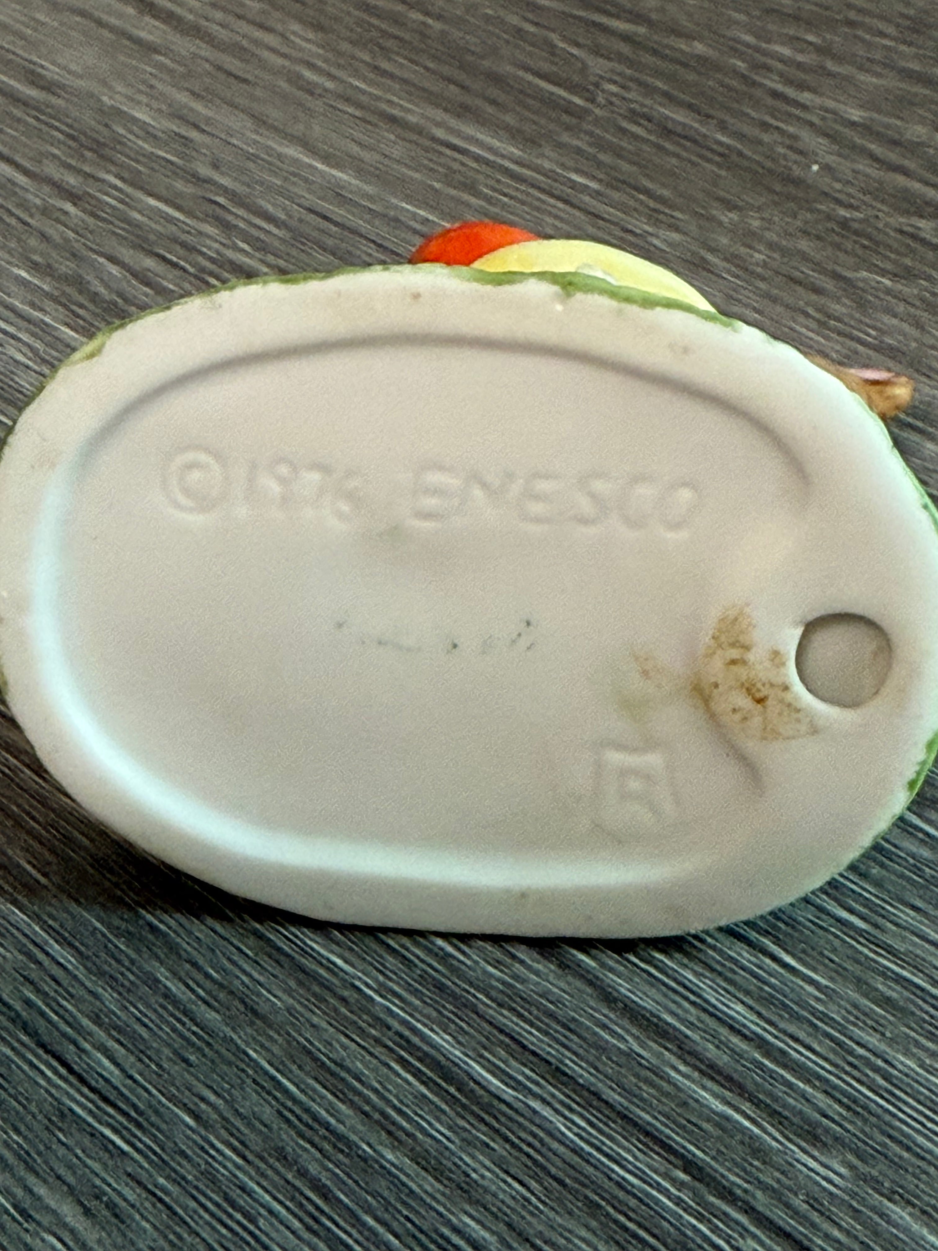 Vintage 1976 Enesco Mouse Figurine Mother & Child Porcelain